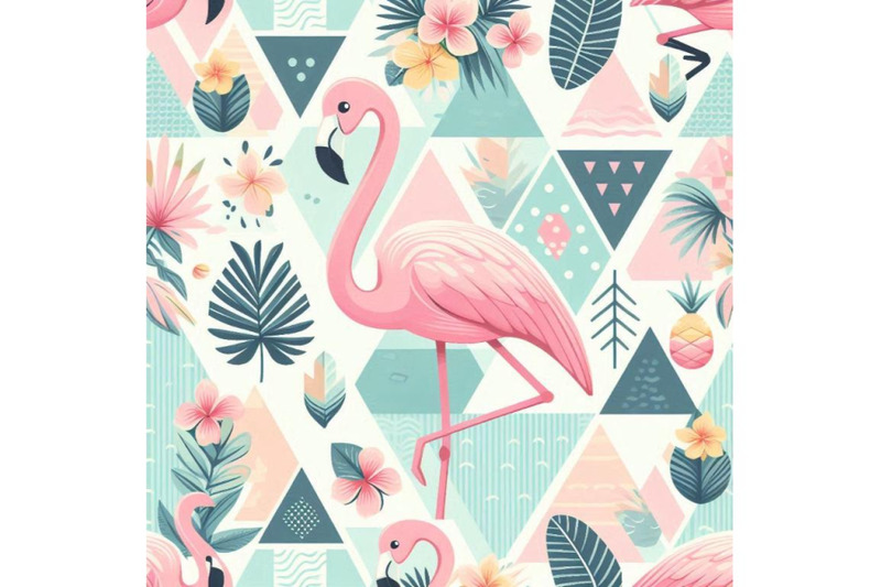 a-bundle-of-cute-flamingo-with-tropical-summ