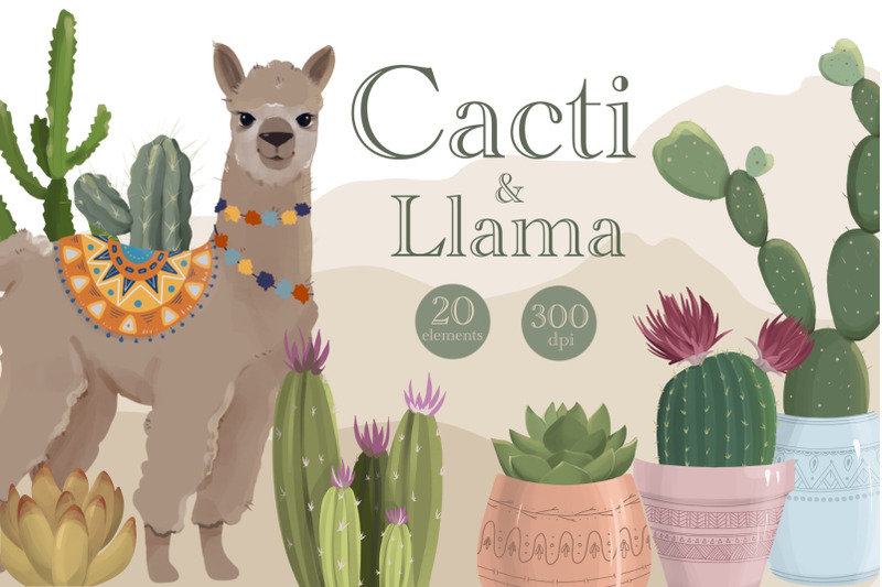 cactus-clipart-fiesta-llama-png-alpaca-graphic