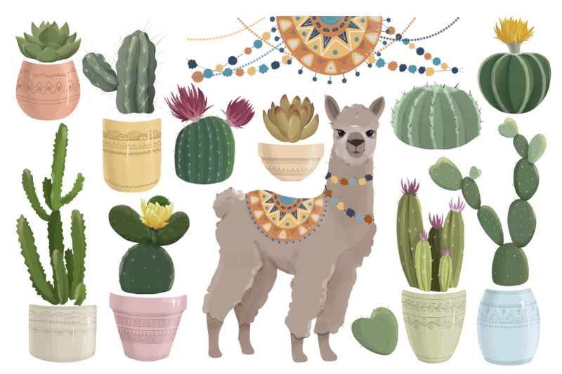 cactus-clipart-fiesta-llama-png-alpaca-graphic