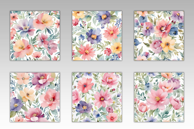 pastel-florals-digital-paper-background