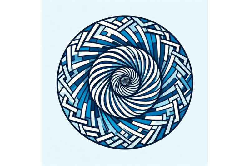 a-bundle-of-helix-spiral-on-blue