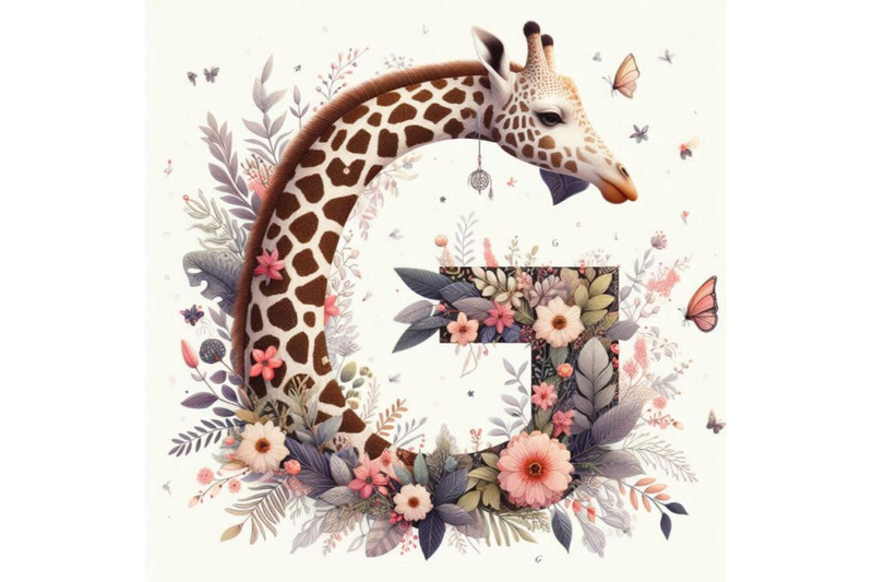 a-bundle-of-alphabet-g-with-giraffe