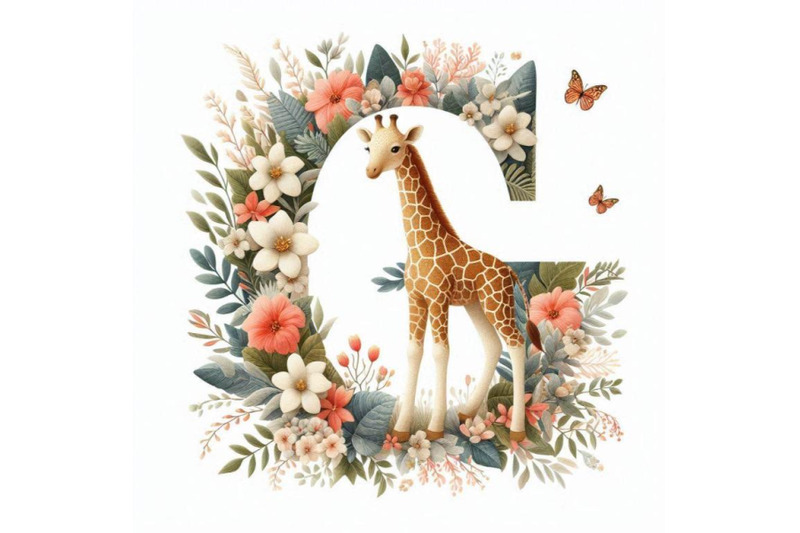 a-bundle-of-alphabet-g-with-giraffe