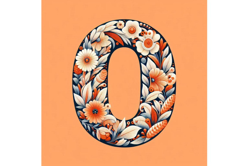 a-bundle-of-alphabet-o-with-orange