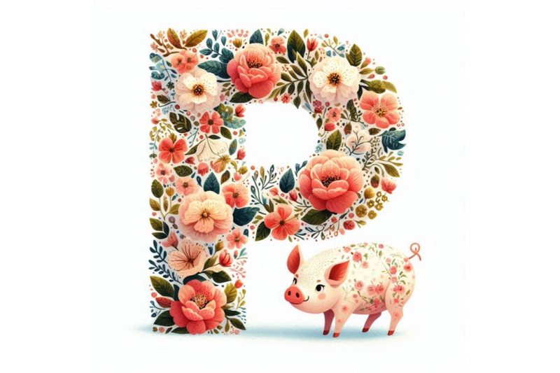 a-bundle-of-alphabet-p-with-pig