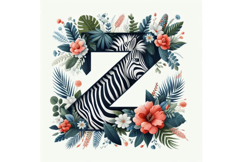 a-bundle-of-alphabet-z-with-zebra