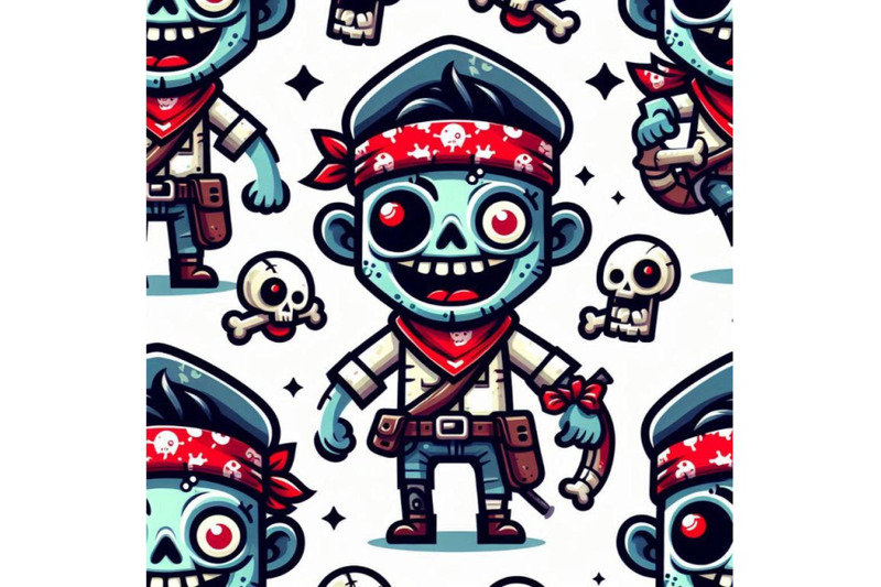 a-bundle-of-cartoon-funny-zombie-character