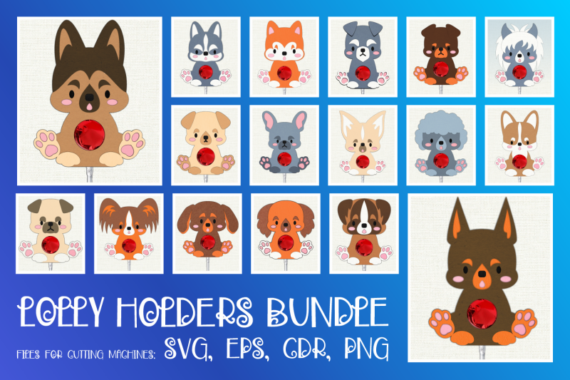 cute-puppy-lollipop-holder-bundle-sucker-holder-templates