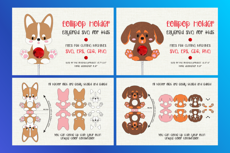 cute-puppy-lollipop-holder-bundle-sucker-holder-templates