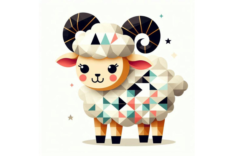 a-bundle-of-sheep-cute-animal-character