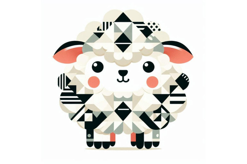 a-bundle-of-sheep-cute-animal-character