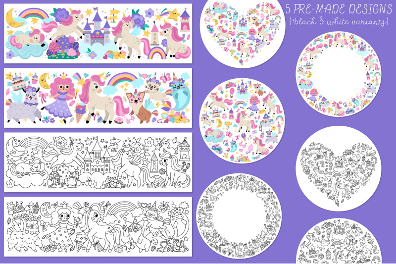 unicorn-and-fairy-clipart-and-designs-collection