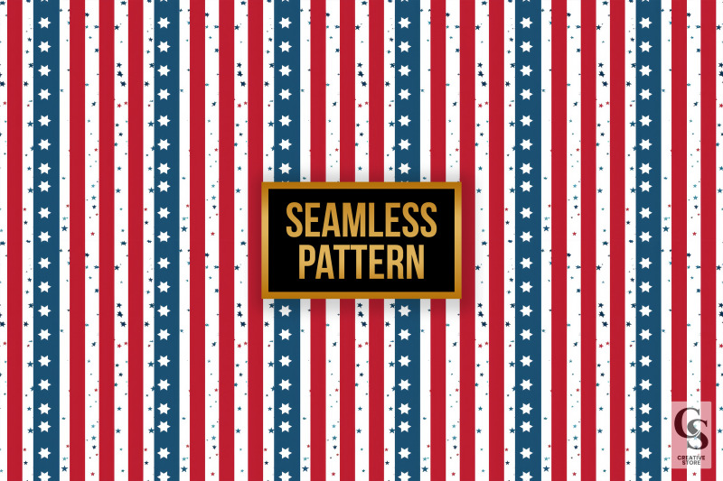 patriotic-stars-and-stripes-seamless-patterns