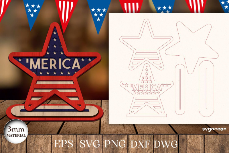 4th-of-july-stars-laser-cut-bundle