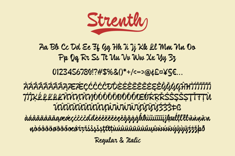 strenth-masculine-script