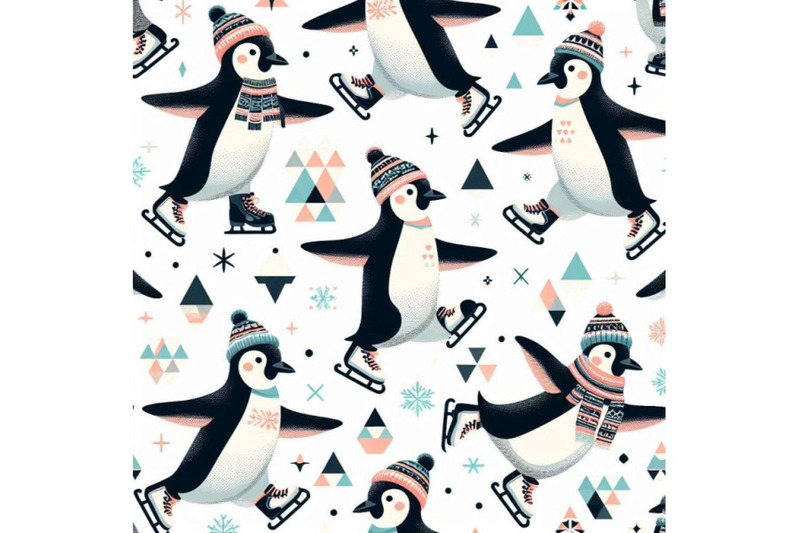 a-bundle-of-penguins-ice-skating