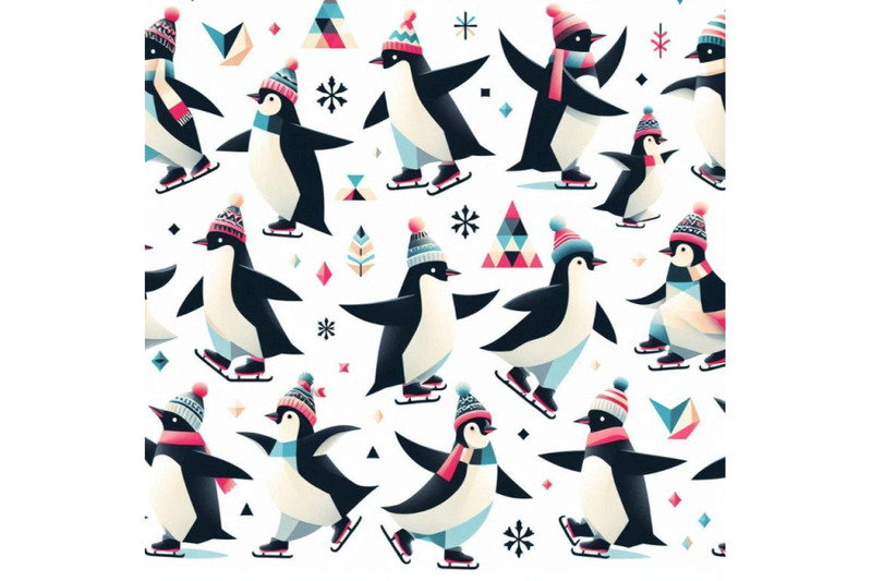 a-bundle-of-penguins-ice-skating