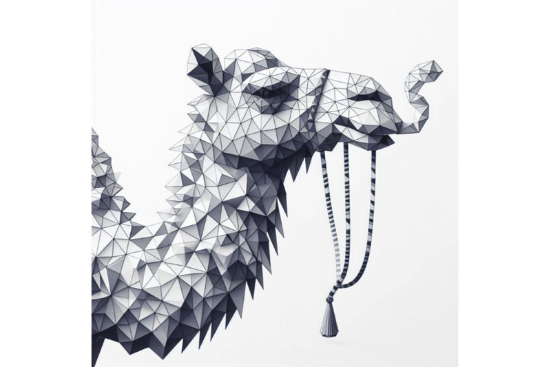 camel-white-paper-polygonal