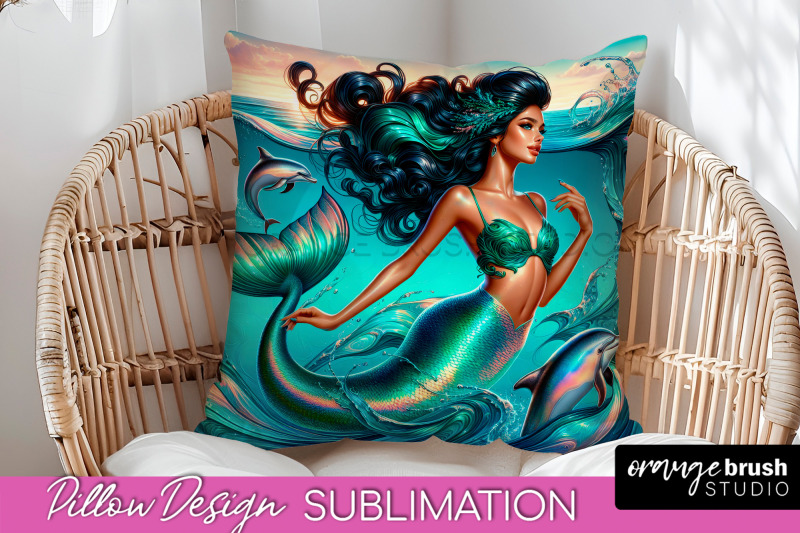 mermaid-pillow-cover-summer-pillow-sublimation