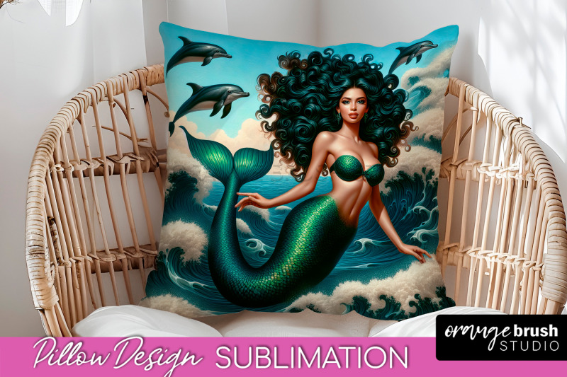 mermaid-pillow-cover-summer-pillow-sublimation