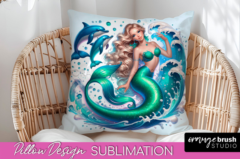 mermaid-pillow-cover-summer-pillow-sublimation