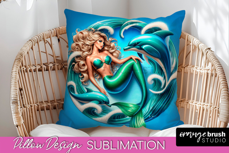 mermaid-pillow-cover-summer-pillow-sublimation