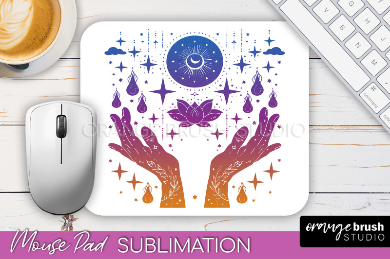 celestial-mouse-pad-png-boho-mystical-mousepad-sublimation