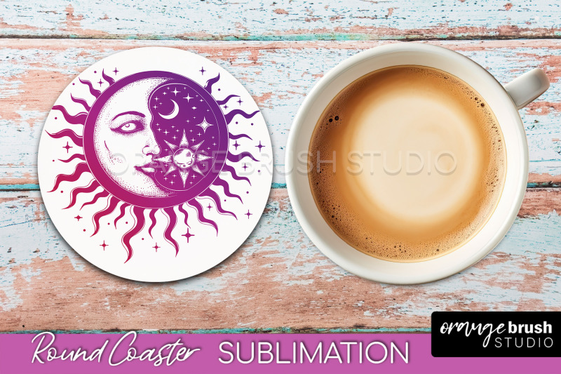 celestial-coaster-sublimation-boho-mystical-round-coaster