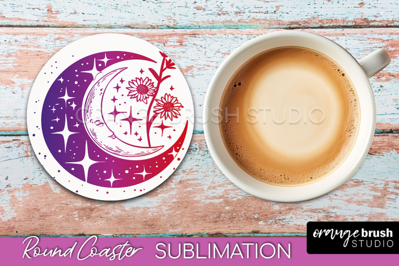 celestial-coaster-sublimation-boho-mystical-round-coaster