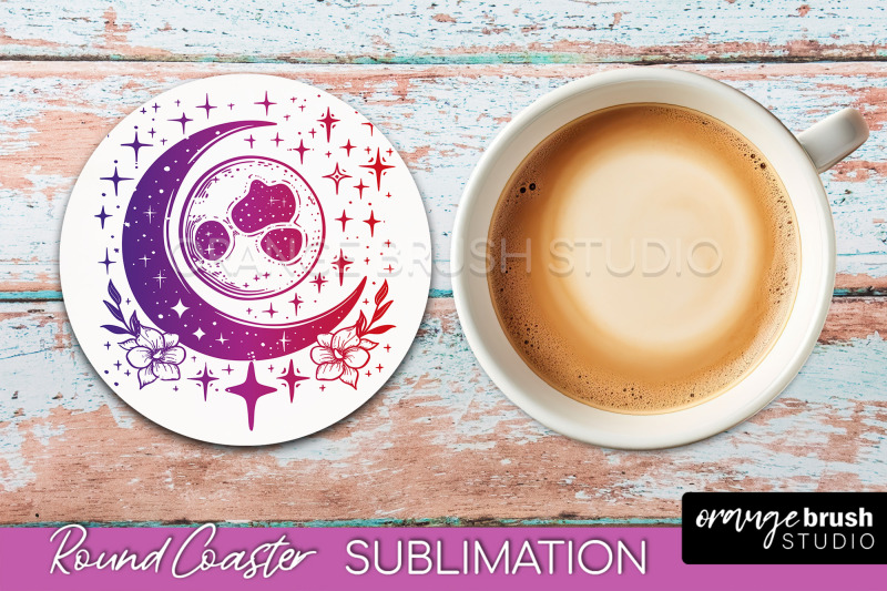 celestial-coaster-sublimation-boho-mystical-round-coaster