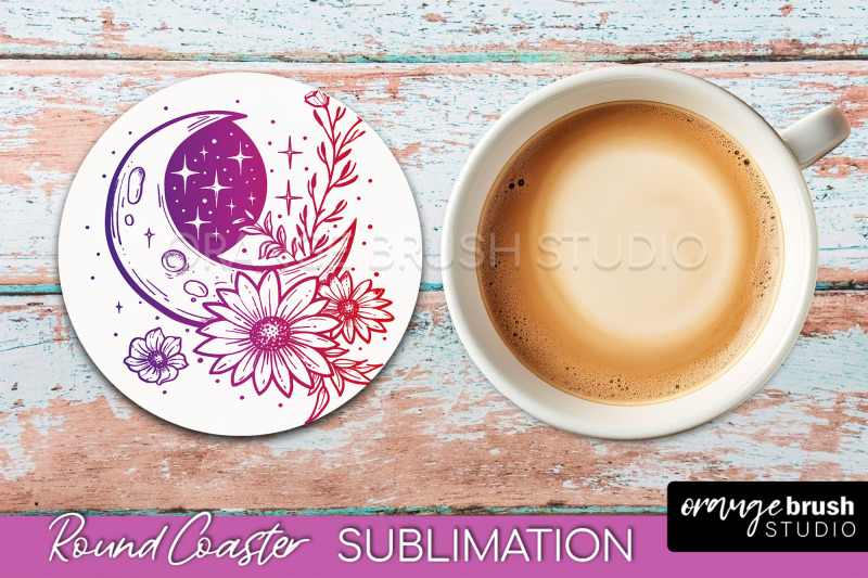 celestial-coaster-sublimation-boho-mystical-round-coaster