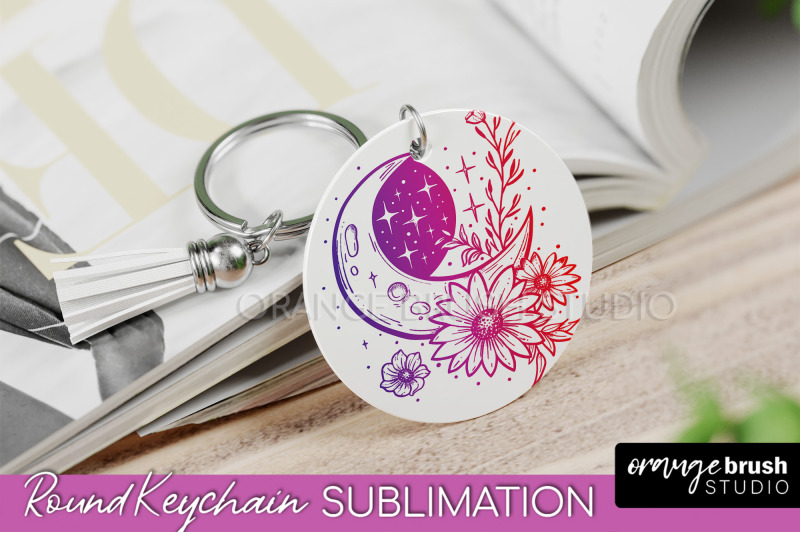 boho-mystical-keychain-png-celestial-round-keychain