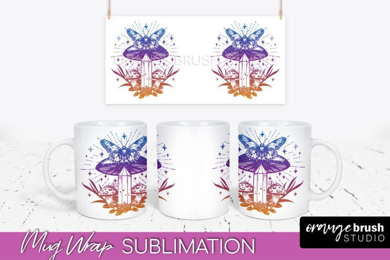 celestial-mug-wrap-png-boho-mystical-coffee-mug-sublimation