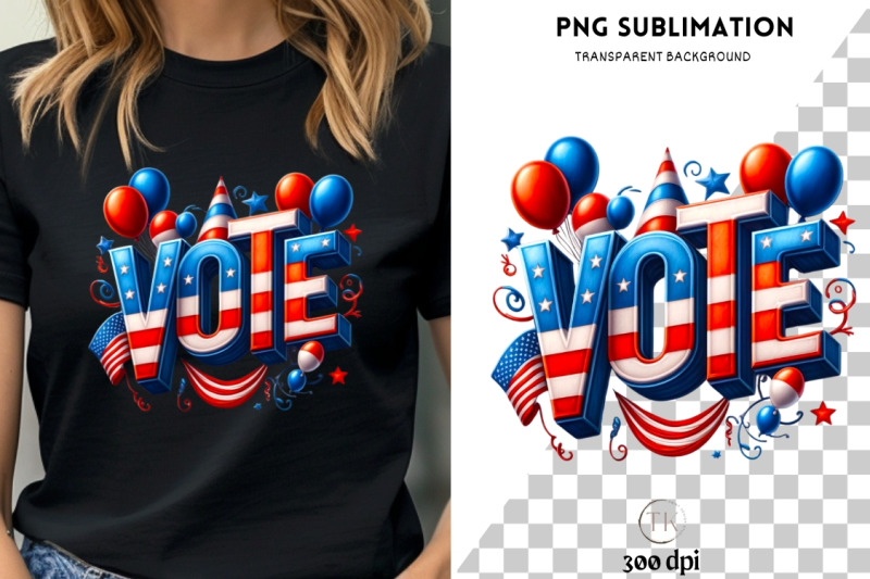 vote-2024-dtf-transfer-election-shirt-design2024-election-sublimatio