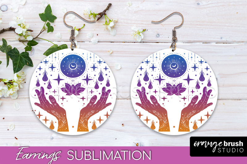 boho-mystical-round-earrings-sublimation-celestial-earrings