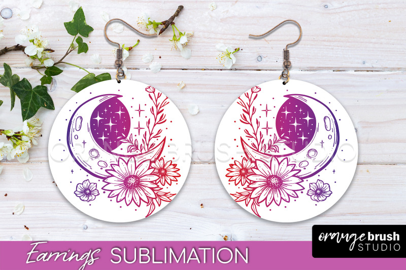 boho-mystical-round-earrings-sublimation-celestial-earrings