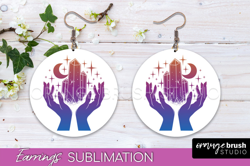 boho-mystical-round-earrings-sublimation-celestial-earrings