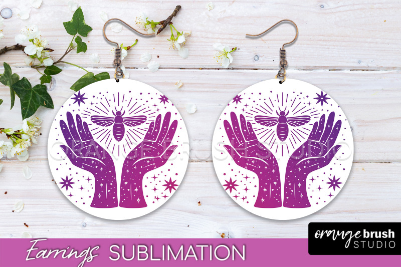 boho-mystical-round-earrings-sublimation-celestial-earrings