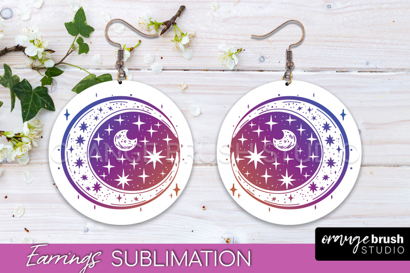 boho-mystical-round-earrings-sublimation-celestial-earrings