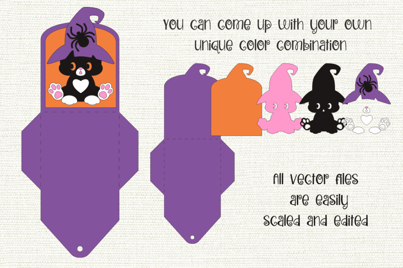 black-cat-halloween-gift-card-holder-paper-craft-template