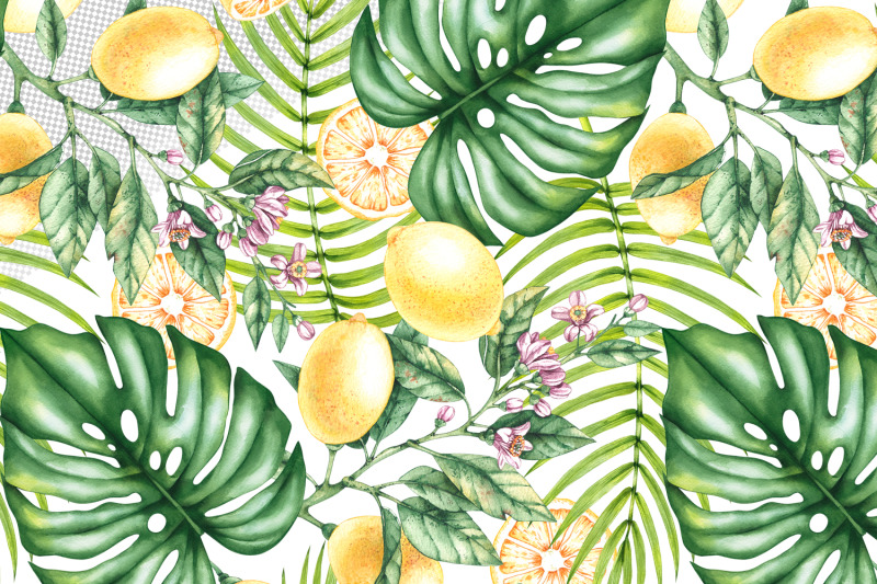 tropical-lemon-pattern