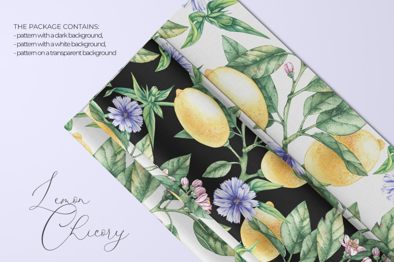 watercolor-lemon-and-chicory-pattern