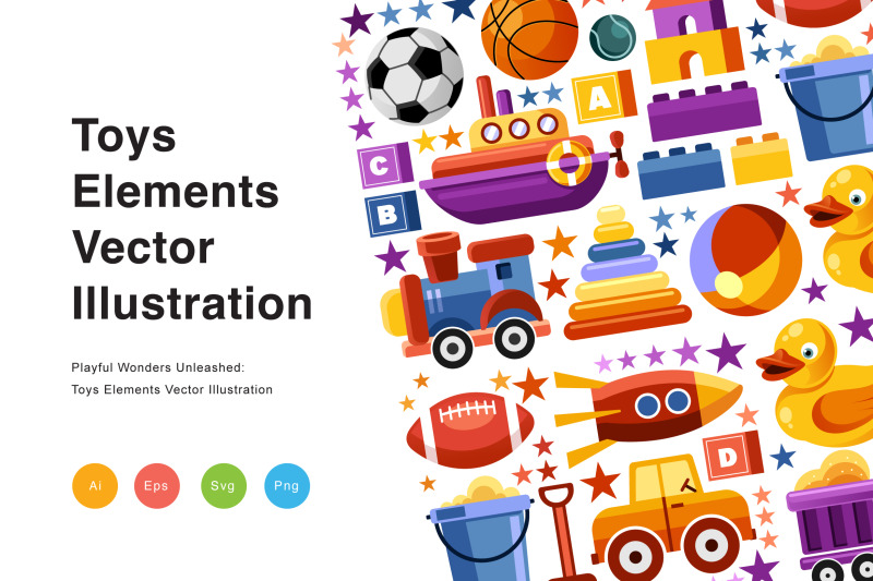 toys-elements-vector-illustration