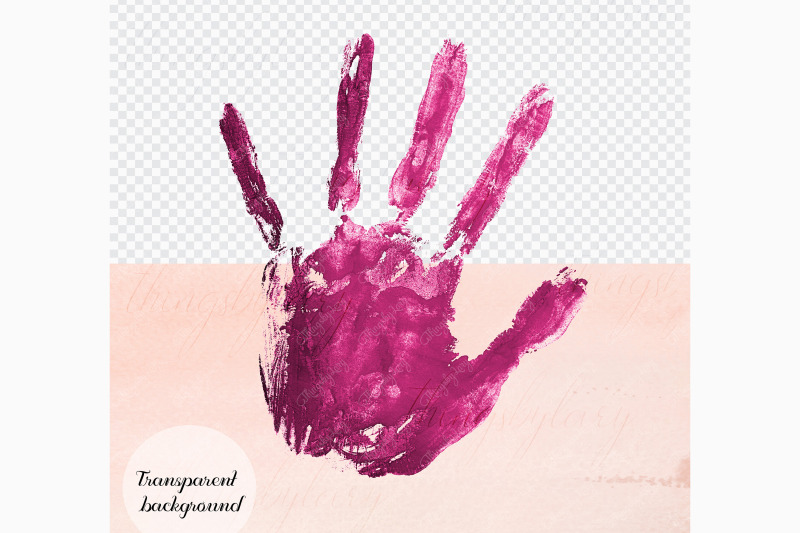 100-painted-hand-print-png-digital-images