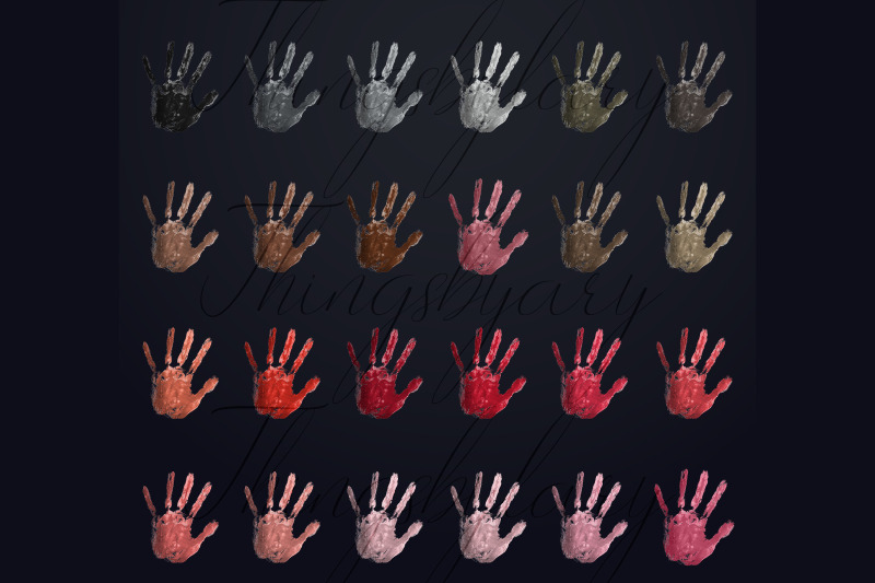 100-painted-hand-print-png-digital-images