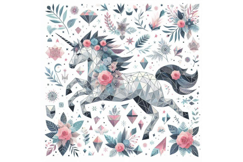 unicorn-with-flowers