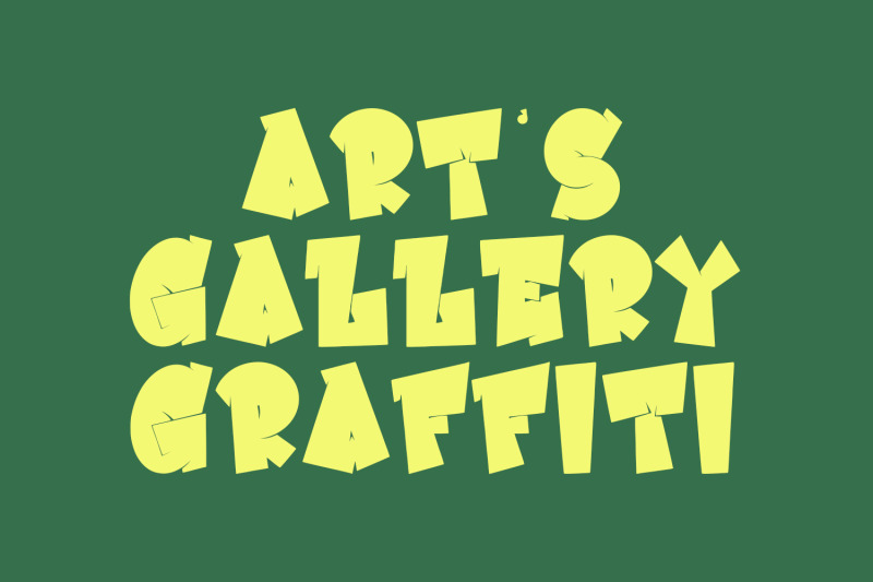 truzzty-graffiti-display-font