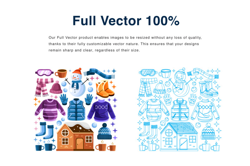 winter-elements-vector-illustration