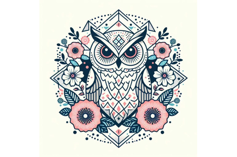 owl-with-flowers