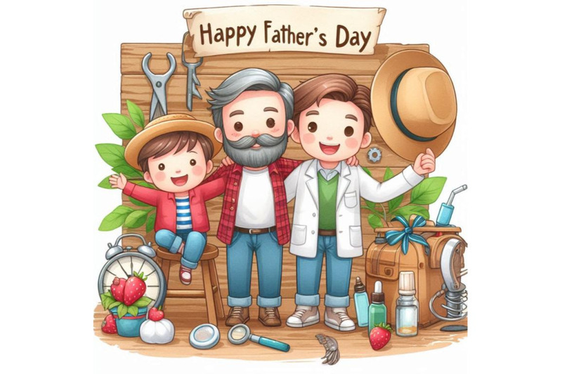 happy-father-s-day-vector-design-with-d